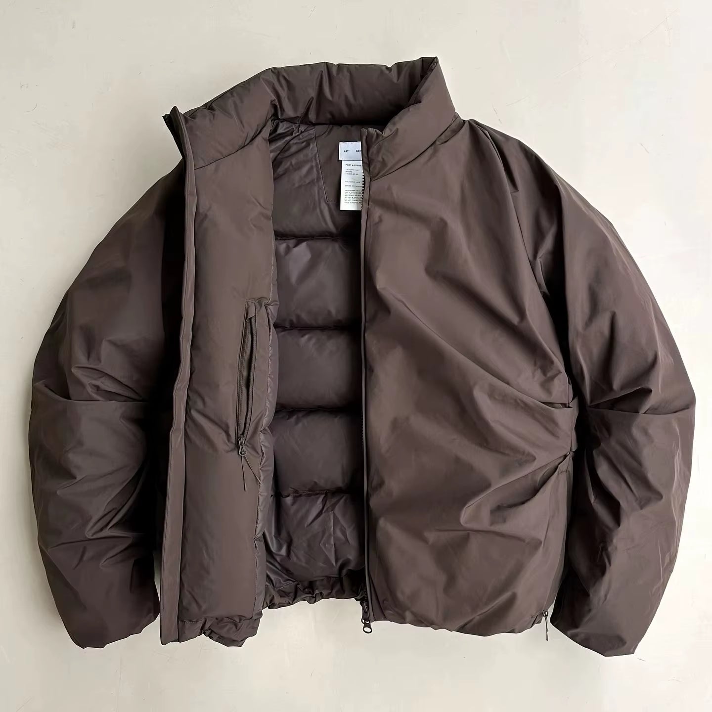 Double Zipper down Jacket