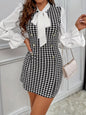 Elegant women's fitted button down dress