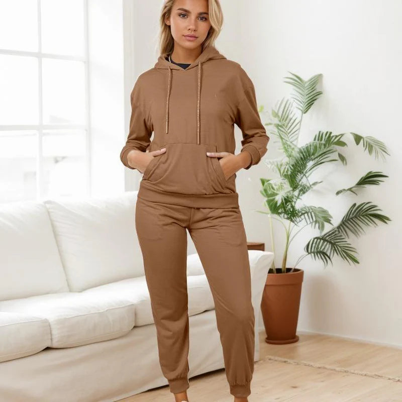 Long sleeve hoodie set