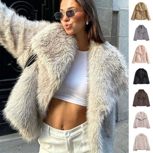 Thick long sleeve winter coat women clothing