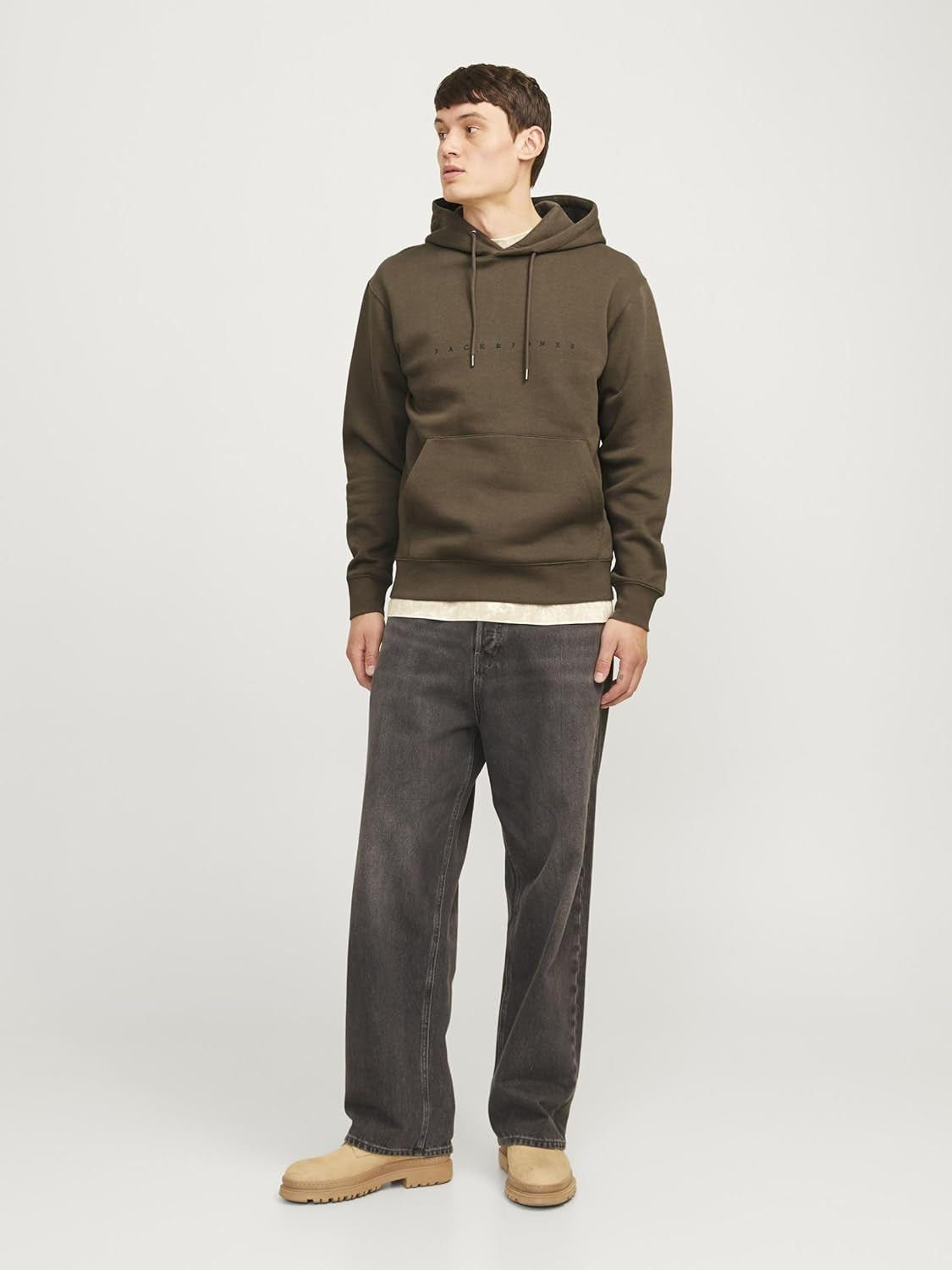 JACK & JONES Male Kapuzenpullover Logo Kapuzenpullover