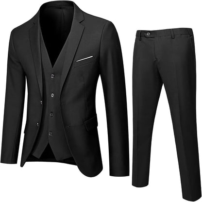 Elegant slim fit tuxedo suit