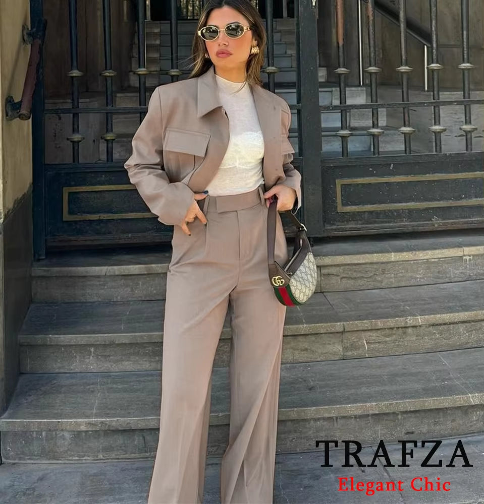 Casual Short Blazer Suit