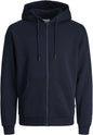 JACK & JONES Regular Fit Hooded Jacket Hoodie With Zipper Uni Zip Pullover Sweater JJEBRADLEY