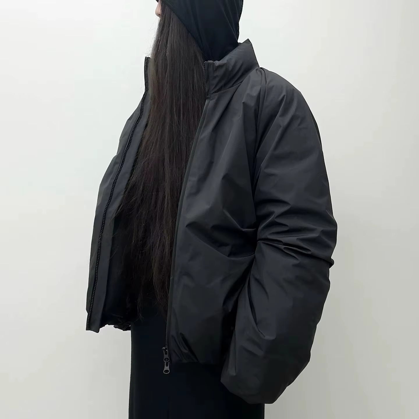 Double Zipper down Jacket